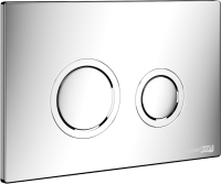 Система инсталляции для унитазов Wasserkraft Glan 66TLT.010.ME.WH.CH01 с кнопкой смыва хром