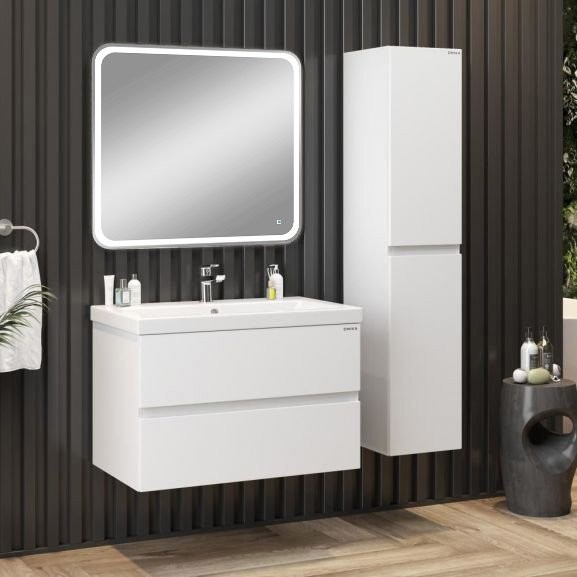 Мебель для ванной комнаты Onika Эвада 80 зеркало DIWO Коломна