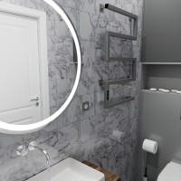 Полотенцесушитель электрический Altasan ШалимарПроф 80х50 графит