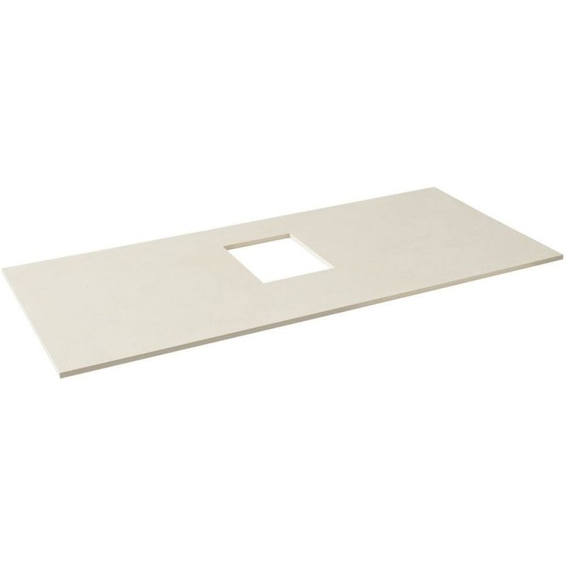 Тумба с раковиной Allen Brau Infinity 100 подвесная, антрацит матовый, столешница бежевая