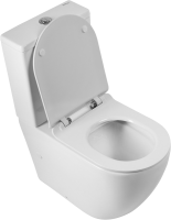 Унитаз-компакт напольный BelBagno Sfera-r BB2141CPR безободковый, крышка BB901SC с микролифтом, бачок BB2141T