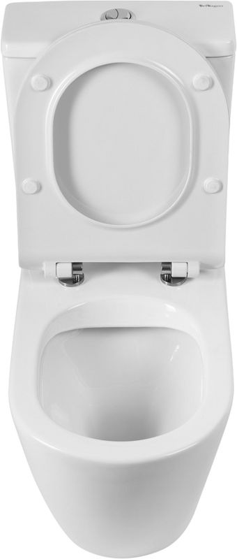 Унитаз-компакт напольный BelBagno Sfera-r BB2141CPR безободковый, крышка BB901SC с микролифтом, бачок BB2141T