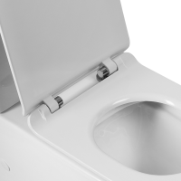Унитаз-компакт напольный BelBagno Sfera-r BB2141CPR безободковый, крышка BB901SC с микролифтом, бачок BB2141T