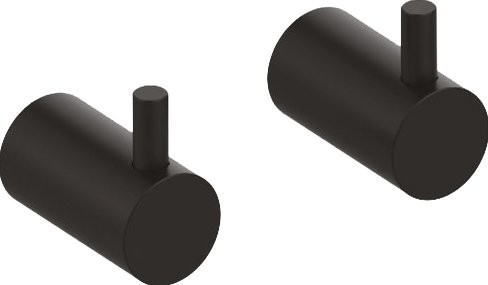 Крючок IDDIS Petite PET2SB3i41 2 шт, черный матовый