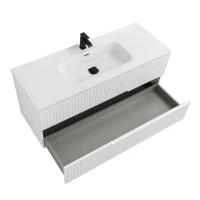 Тумба с раковиной Cezares Duet 120 bianco lucido, раковина Cezares CZR-8095-120