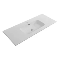 Тумба с раковиной Cezares Duet 120 bianco lucido, раковина Cezares CZR-8095-120