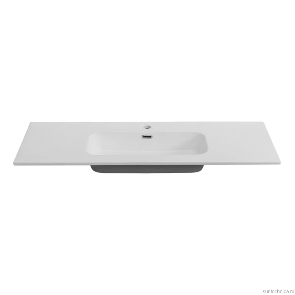 Тумба с раковиной Cezares Duet 120 bianco lucido, раковина Cezares CZR-8095-120