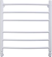 Полотенцесушитель водяной Comfysan Noumi W-6 60х50 60x55 см, матовый белый, лесенка