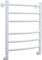Полотенцесушитель водяной Comfysan Noumi W-6 60х50 60x55 см, матовый белый, лесенка