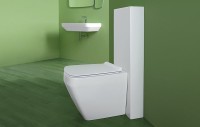 Унитаз приставной напольный Simas Baden Baden BB01bi безободковый, с микролифтом