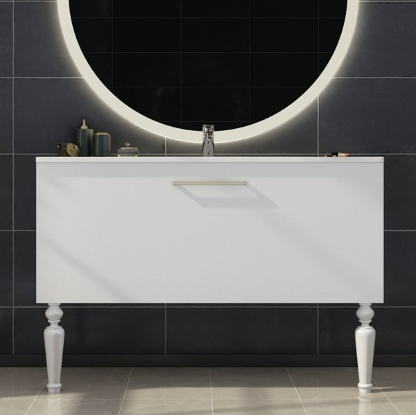 Тумба с раковиной Sanvit Эмми 120 белая