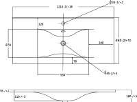 Тумба с раковиной Sanvit Эмми 120 белая