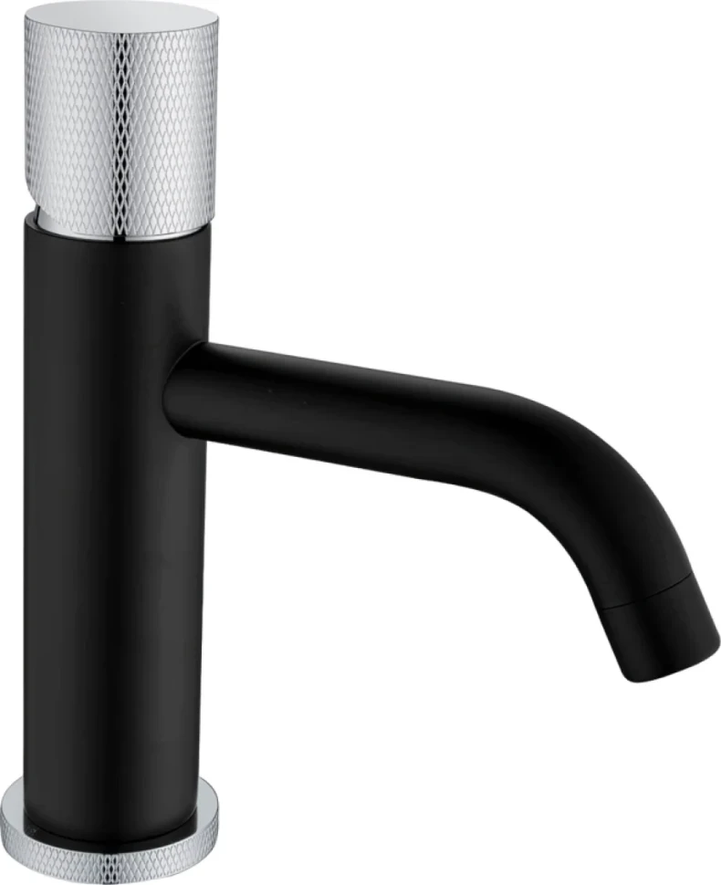 Смеситель для раковины Boheme Stick 121-BCR.2 black touch chrome