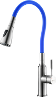 Смеситель для кухни Lemark Expert LM5082S-Blue с гибким изливом