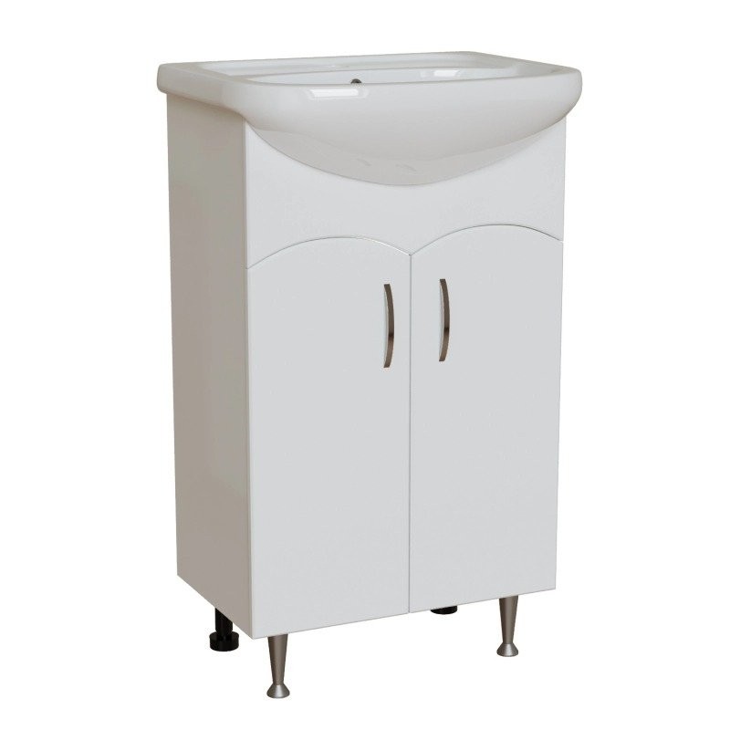 Тумба д/ванной "ФОРМАТ-50" под рак.Уют-50 (ROSA) (ПВХ) (разбор)