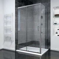 Душевой уголок Veconi Rovigo RV-055GM 120х70 см, профиль оружейная сталь, стекло прозрачное