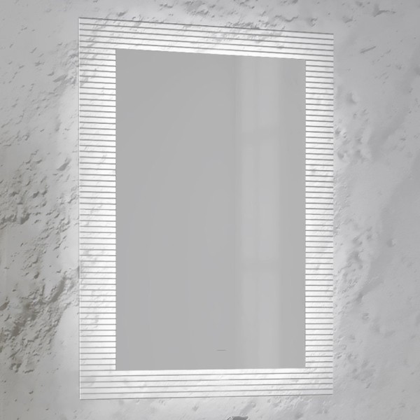 Зеркало Laparet Intero 60х80 с подсветкой, диммером, с функцией антизапотевания