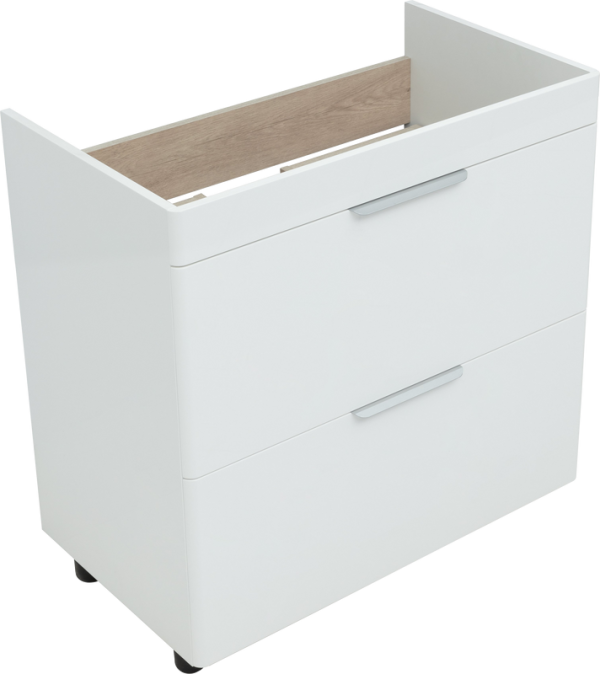 Тумба под раковину Aquanet Ирис new 80 напольная, 2 ящика
