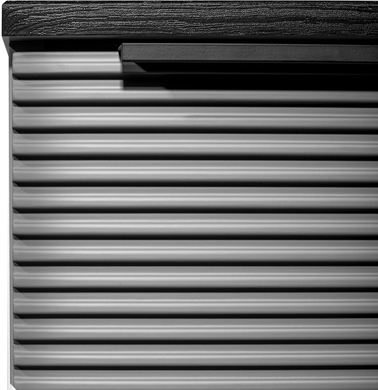 Тумба с раковиной Runo Орлеан 70 серая, черная, раковина Ovale 50