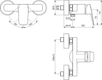 Смеситель для душа Ideal Standard Ceraplan BD250AA