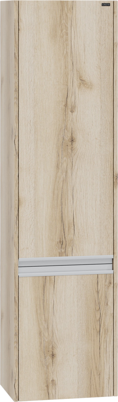 Шкаф пенал для ванной СаНта Уран 40 подвесной, дуб австрийский