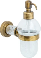 Дозатор Boheme Murano Cristal 10912-CRST-BR бронза