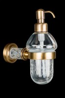Дозатор Boheme Murano Cristal 10912-CRST-BR бронза