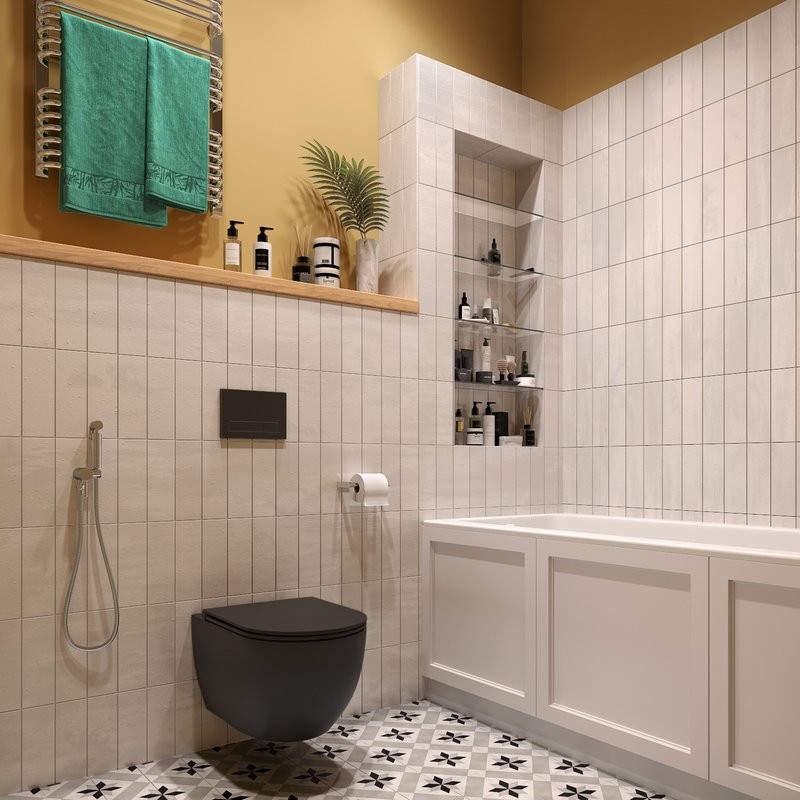 Унитаз подвесной Wellsee Chalice Perfection 182609001 безободковый, с микролифтом, матовый черный