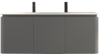 Тумба с раковиной Cezares Stylus 140, grigio nuvola