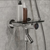 Смеситель для ванны с душем IDDIS Shelfy SHESBBTi02WA хром
