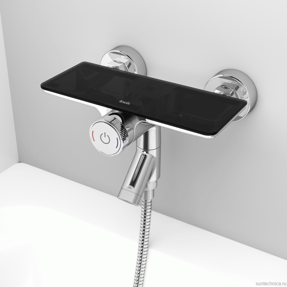 Смеситель для ванны с душем IDDIS Shelfy SHESBBTi02WA хром