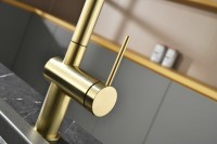 Смеситель для кухни AQUAme Cucina с выдвижным изливом AQM9901BG