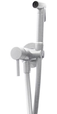 Гигиенический душ Paffoni Tweet Round ZDUP110BO со смесителем, С ВНУТРЕННЕЙ ЧАСТЬЮ