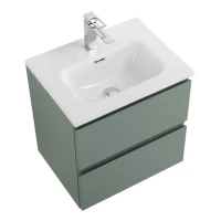 Мебель для ванной комнаты BelBagno Kraft 39 50 подвесная, матовая еловая, раковина bb500/390etl