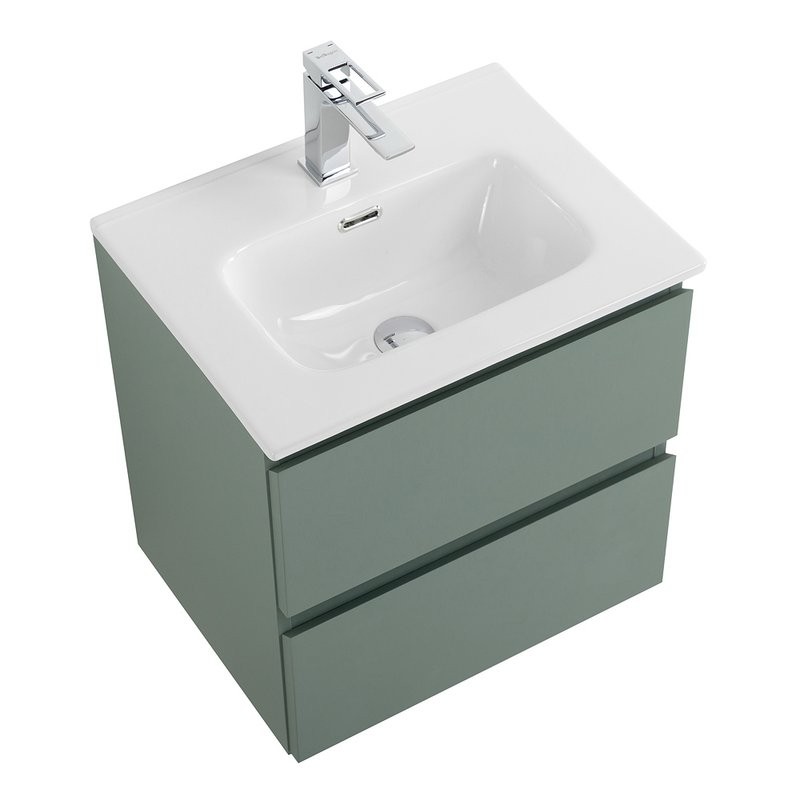 Мебель для ванной комнаты BelBagno Kraft 39 50 подвесная, матовая еловая, раковина bb500/390etl