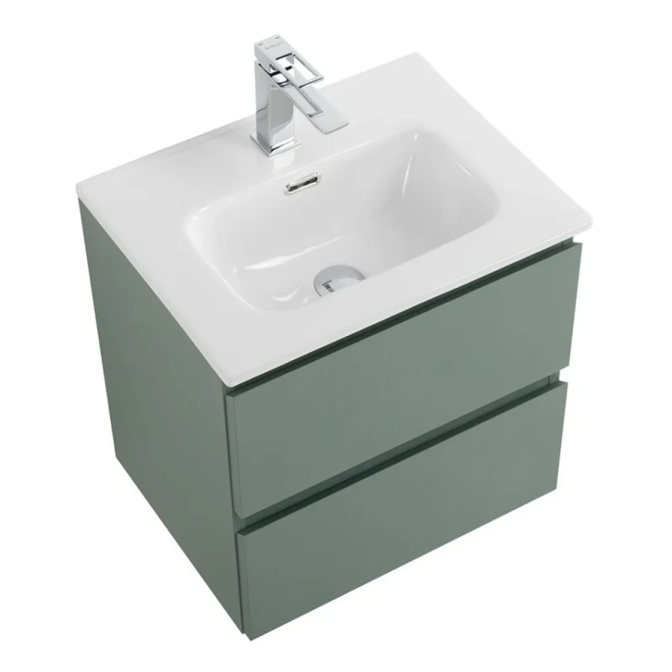Мебель для ванной комнаты BelBagno Kraft 39 50 подвесная, матовая еловая, раковина bb500/390etl