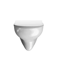 Унитаз подвесной KERAMA MARAZZI Pro XPRO.wc.02 безободковый, с микролифтом, глянцевый белый