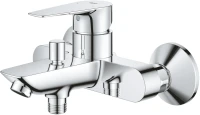 Смеситель для ванны с душем Grohe BauEdge 23604001 Смеситель для ванны с душем Grohe BauEdge 23604001