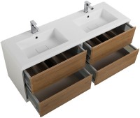 Тумба с раковиной Cezares Bellagio 140 rovere tabacco