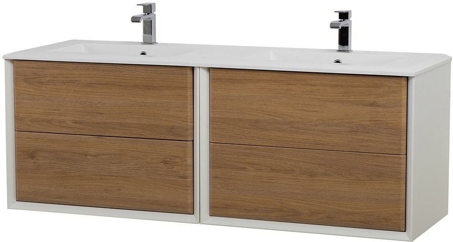 Тумба с раковиной Cezares Bellagio 140 rovere tabacco