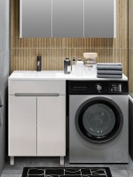 Тумба под раковину без столешницы Runo Парма 60 напольная, белая