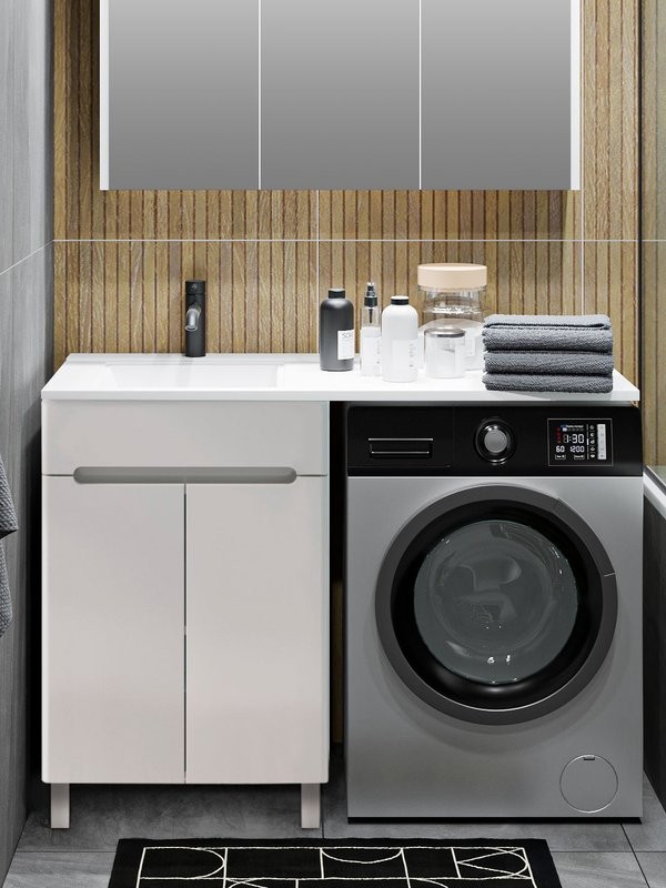 Тумба под раковину без столешницы Runo Парма 60 напольная, белая