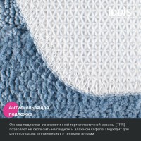 Коврик IDDIS Promo PSQS04Mi12 45х65, голубой