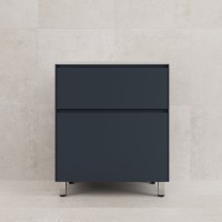 Тумба с раковиной Style Line Лима Plus 70 напольная, эмаль, графит