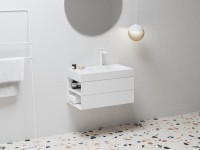 Тумба под раковину без столешницы Ravak Lite SD 80 L глянцевая белая Тумба под раковину без столешницы Ravak Lite SD 80 L глянцевая белая