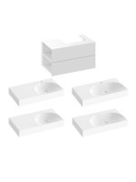 Тумба под раковину без столешницы Ravak Lite SD 80 L глянцевая белая Тумба под раковину без столешницы Ravak Lite SD 80 L глянцевая белая