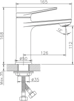 Смеситель для раковины Haiba HB572 HB10572