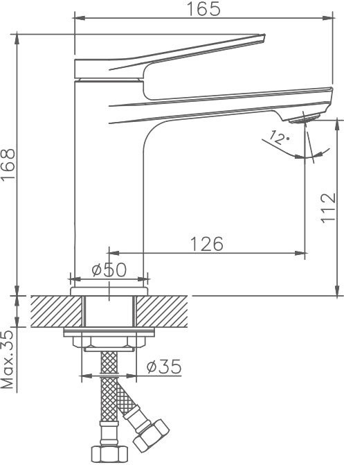 Смеситель для раковины Haiba HB572 HB10572
