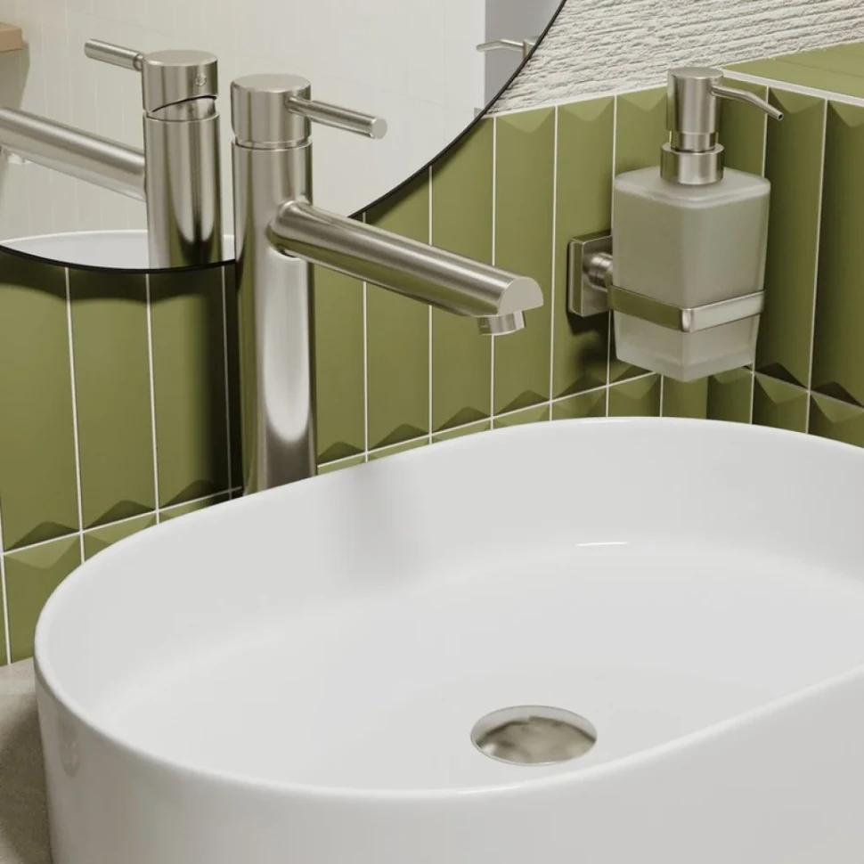 Смеситель для раковины Wasserkraft Wern 4203H никель
