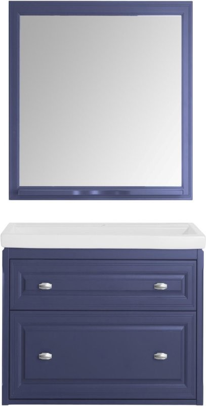 Тумба с раковиной ASB-Woodline Кастелло 80 подвесная, пейна